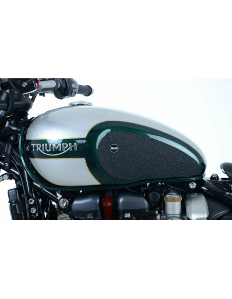 Kit grip de réservoir R&G RACING 2 pièces noir Triumph Bonneville Bobber