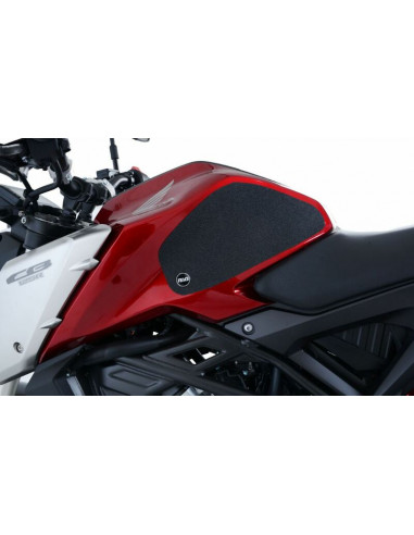 Kit grip de réservoir R&G RACING translucide (2 pièces) Honda CB125R