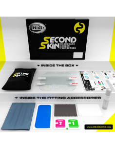 Kit de protection tableau de bord R&G RACING Second Skin transparent Aprilia Tuono V4 1100 2