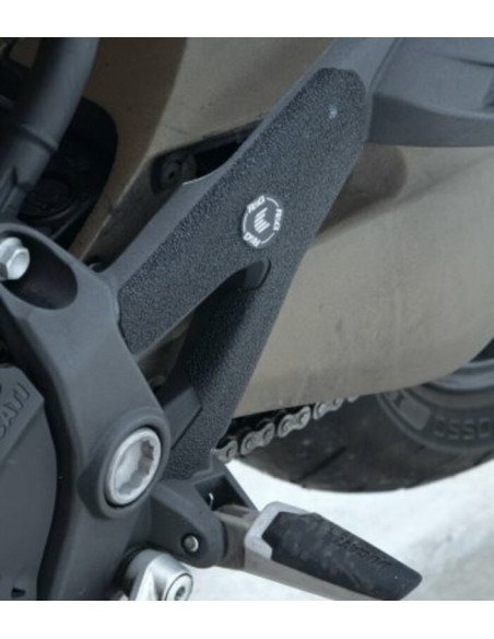 Adhésif anti-frottement R&G RACING platine talon noir (2 pièces) Ducati Monster