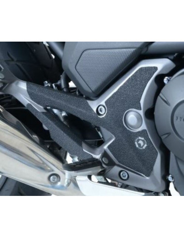 Adhésif anti-frottement R&G RACING platines repose-pieds noir 4 pièces Honda NC700S/700X/750S/750X