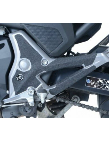 Adhésif anti-frottement R&G RACING platines repose-pieds noir 4 pièces Honda NC700S/700X/750S/750X