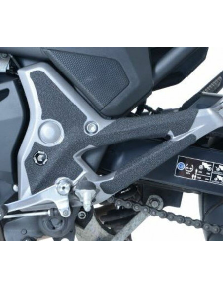 Adhésif anti-frottement R&G RACING platines repose-pieds noir 4 pièces Honda NC700S/700X/750S/750X