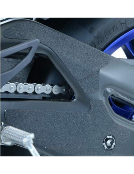 Adhésif anti-frottement R&G RACING cadre/bras oscillant noir 4 pièces Yamaha YZF-R1/R1M