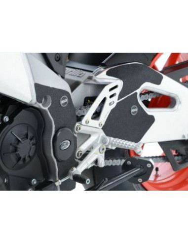Adhésif anti-frottement R&G RACING cadre/bras oscillant noir 5 pièces Aprilia