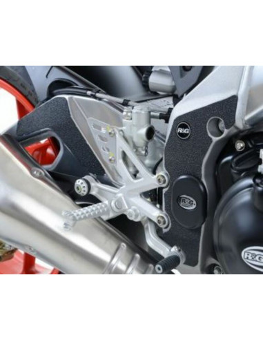 Adhésif anti-frottement R&G RACING cadre/bras oscillant noir 5 pièces Aprilia