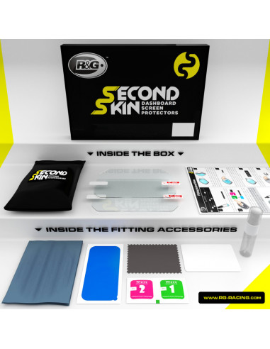 Kit de protection tableau de bord R&G RACING Second Skin transparent Kawasaki