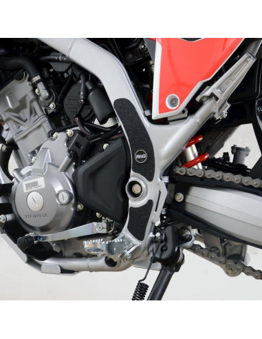 Kit protection de cadre R&G RACING noiur (3 pièces) - Honda CRF300L / Rally