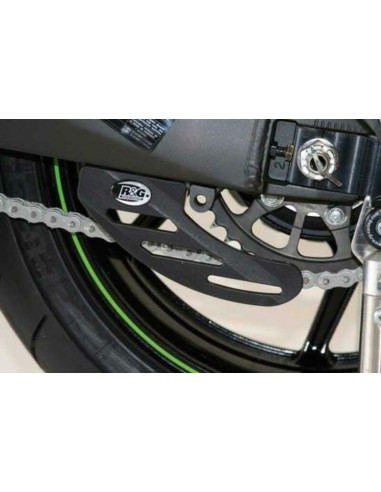 Protège couronne R&G RACING type dent de requin ABS noir