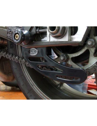 Protège couronne noir (dent de requin) R&G RACING pour BMW S1000RR '10