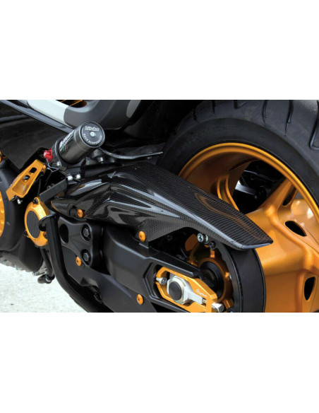 Carter de courroie LIGHTECH carbone brillant Yamaha T-Max 530