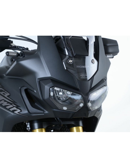 Ecran de protection feu avant R&G RACING translucide Honda Africa Twin 1000