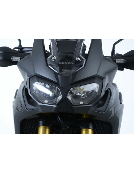 Ecran de protection feu avant R&G RACING translucide Honda Africa Twin 1000