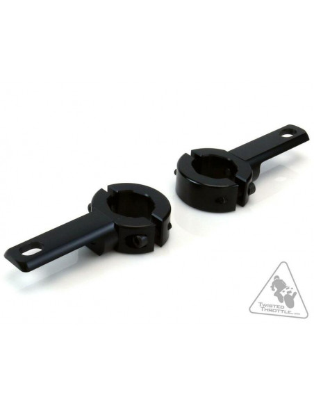 Support éclairage DENALI cadre et crash bars 21-29mm noir