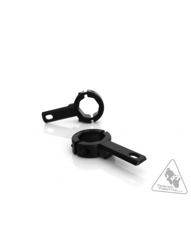 Support éclairage DENALI Ø32-38mm noir