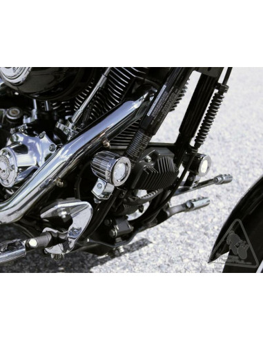 Support éclairage DENALI Ø32-38mm noir