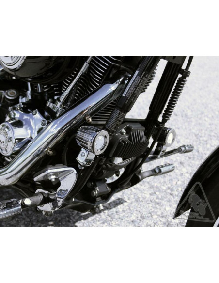 Support éclairage DENALI Ø32-38mm noir