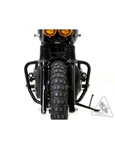 Support éclairage DENALI Ø32-38mm noir