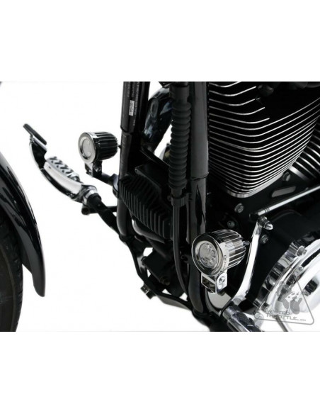 Support éclairage DENALI Ø32-38mm noir