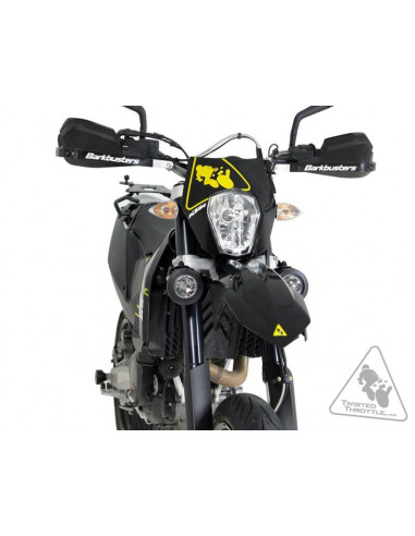 Support éclairage DENALI fourches inversé Ø50-60mm noir