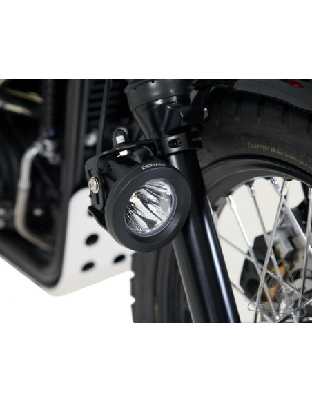 Support éclairage DENALI fourches inversé Ø50-60mm noir