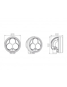 Eclairage additionnel DENALI D3 TriOptic LED 2