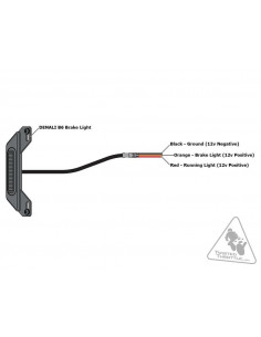 Feu stop DENALI B6 plaque d'immatriculation 2