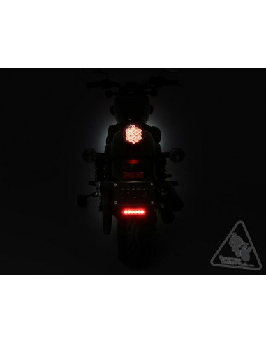 Feu stop DENALI B6 plaque d'immatriculation