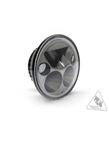 Phare DENALI M5 LED Ø145mm noir chrome