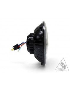 Phare DENALI M7 LED Ø177mm noir chrome 2