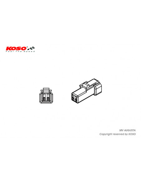 Adaptateur clignotant KOSO Suzuki