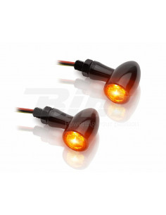 Clignotants LED V-PARTS 12V alu noir