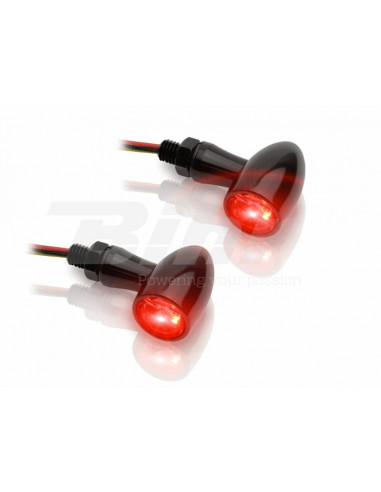 Clignotants LED V-PARTS 12V alu noir
