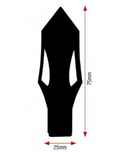 Clignotants V PARTS Arrow LED noir universel 2