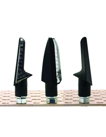 Clignotants V PARTS Hook LED noir universel