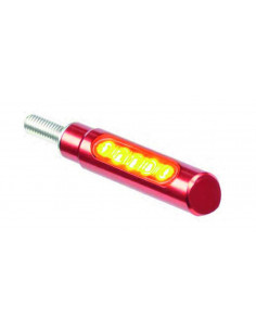 Clignotants LIGHTECH Led aluminium rouge