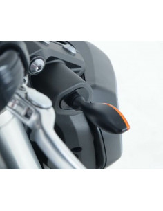 Adaptateurs de clignotants avant R&G RACING noir Yamaha 2