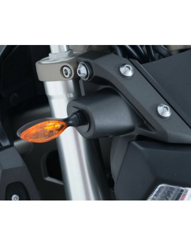 Adaptateurs de clignotants avant R&G RACING noir Yamaha