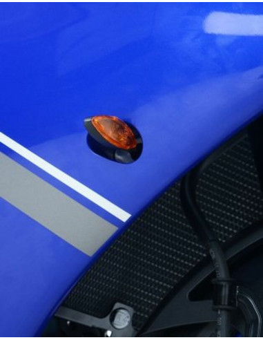 Adaptateurs de clignotants avant R&G RACING noir Yamaha