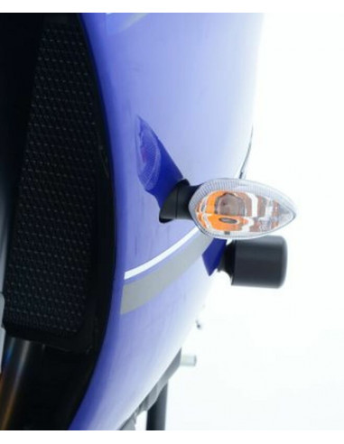 Adaptateurs de clignotants avant R&G RACING noir Yamaha