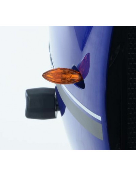 Adaptateurs de clignotants avant R&G RACING noir Yamaha