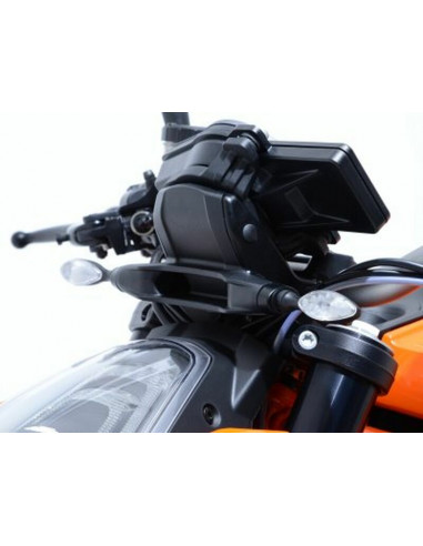 Adaptateurs de clignotants avant R&G RACING noir KTM 790/1290