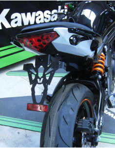 Support de plaque V PARTS noir Kawasaki ER6