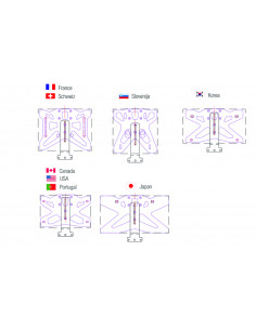 Catadioptre LIGHTECH support vertical 2