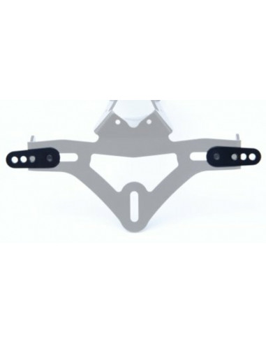 Adaptateur de plaque d'immatriculation R&G RACING noir pour support de plaque