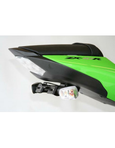 Support de plaque R&G RACING noir Kawasaki