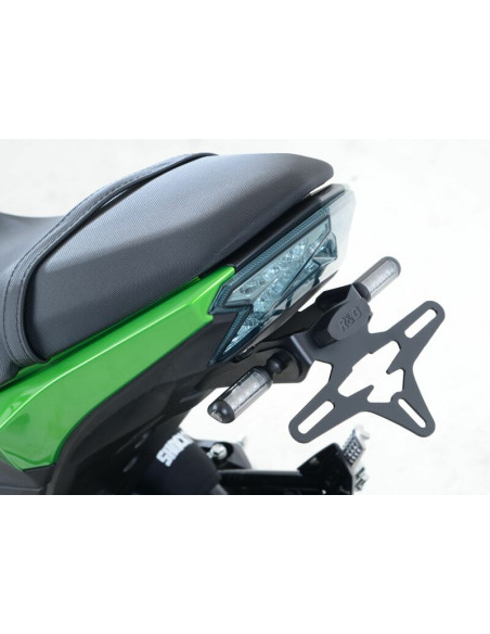 Support de plaque R&G RACING noir Kawasaki Z125