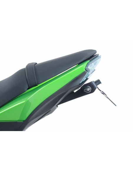 Support de plaque R&G RACING noir Kawasaki Z125
