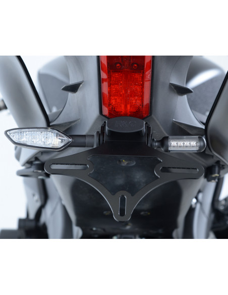 Support de plaque R&G RACING noir Yamaha YZF-R6