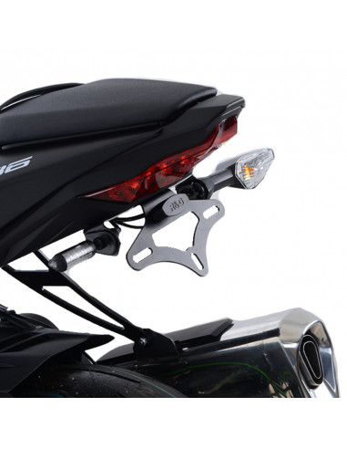 Support de plaque R&G RACING noir Kawasaki ZX636